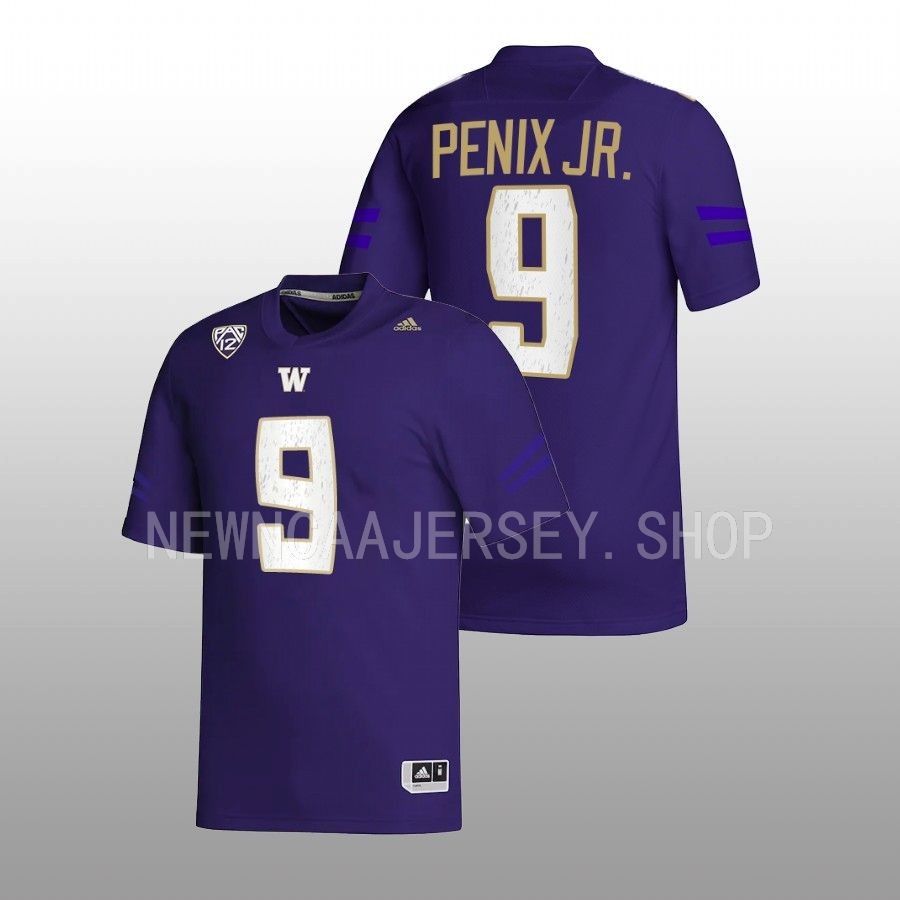 2022 washington huskies michael penix jr. purple college football nil replica jersey