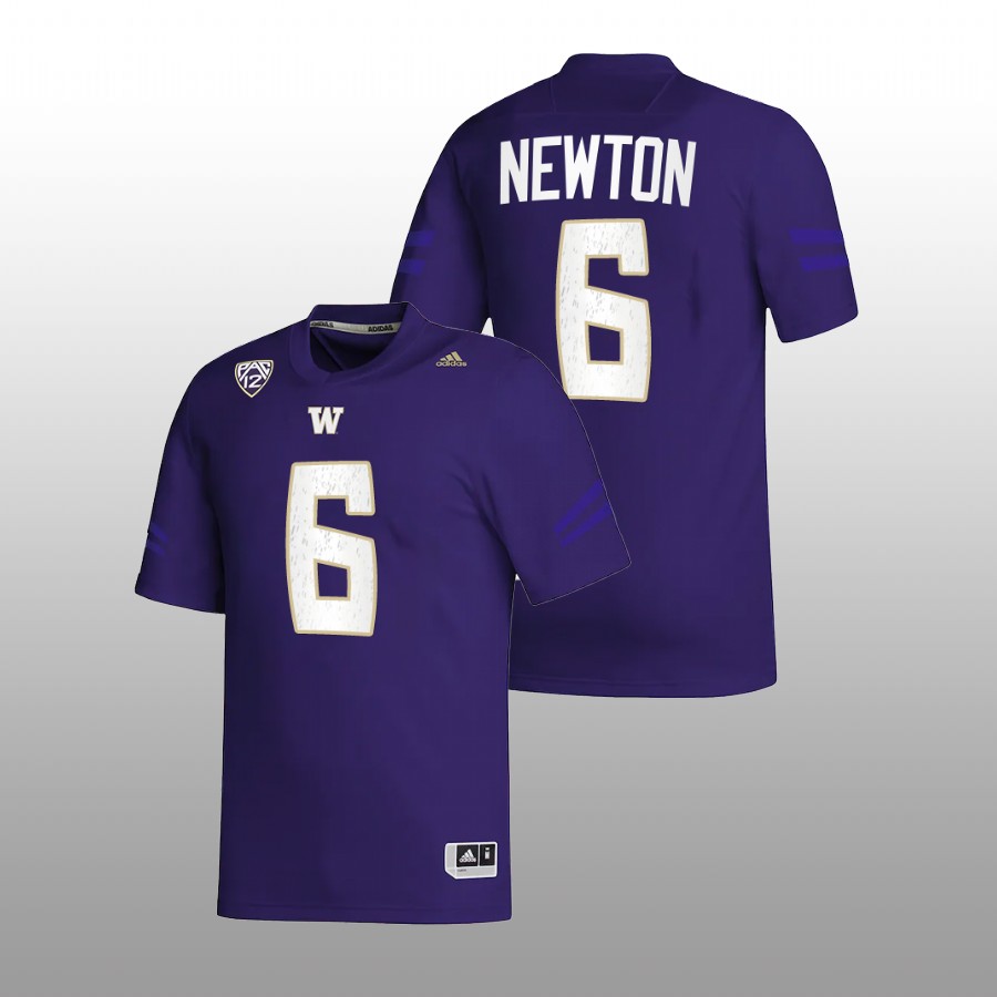 2022 washington huskies richard newton purple college football nil replica jersey