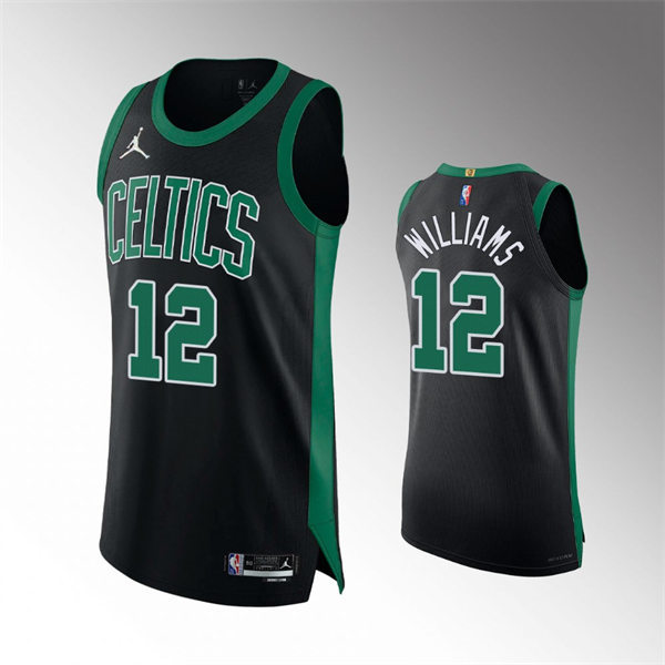 Boston Celtics Grant Williams 2021-22 Black Statement Edition 
stitched Jersey #12