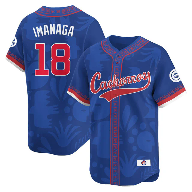 2025 Chicago Cubs Hispanic and Latino Heritage Month Jersey #18 IMANAGA SHOTA.webp