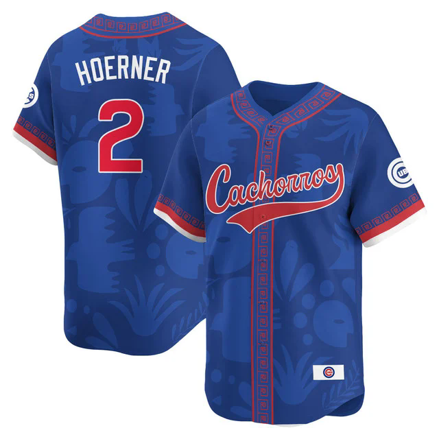 2025 Chicago Cubs Hispanic and Latino Heritage Month Jersey #2 NICO HOERNER.webp
