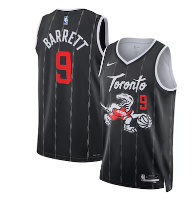 2025 Toronto Raptors Jerseys Raptors Basketball Jerseys #9 RJ Barrett