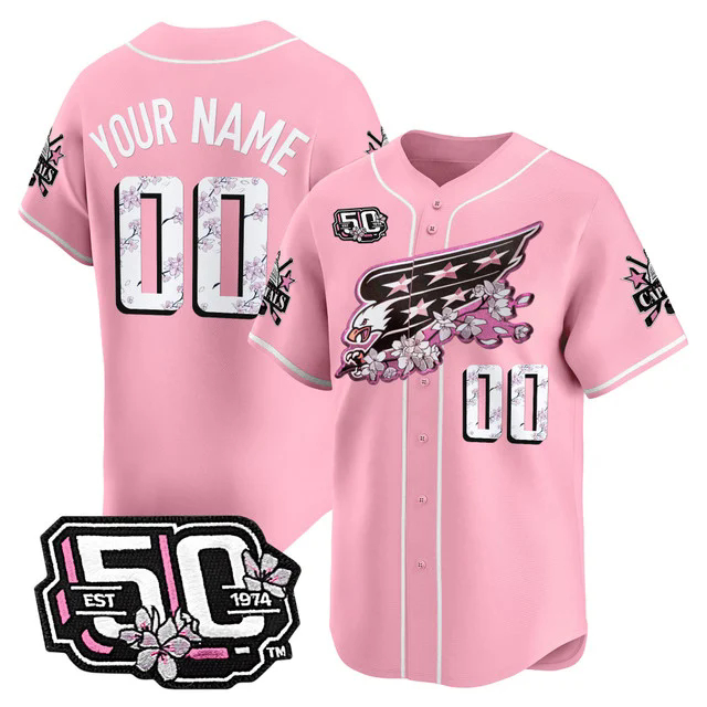 2025 Washington Capitals 50th Anniversary Cherry Blossom Style Vapor Premier Limited Custom Jersey CHERRY BLOSSOM.webp
