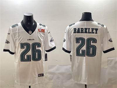 26 barkley with patch  jerseys white1