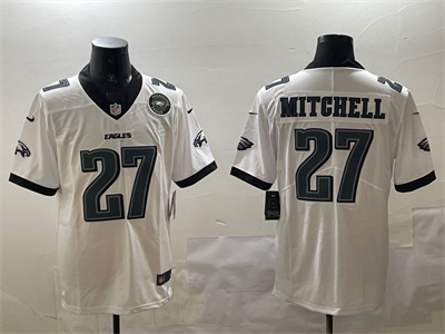 27 mitchell with patch  jerseys white3