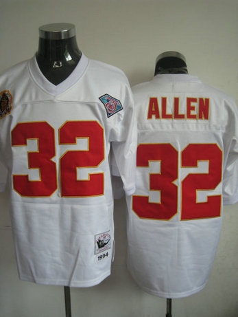 32 m.allen white with 75th patch jerseys