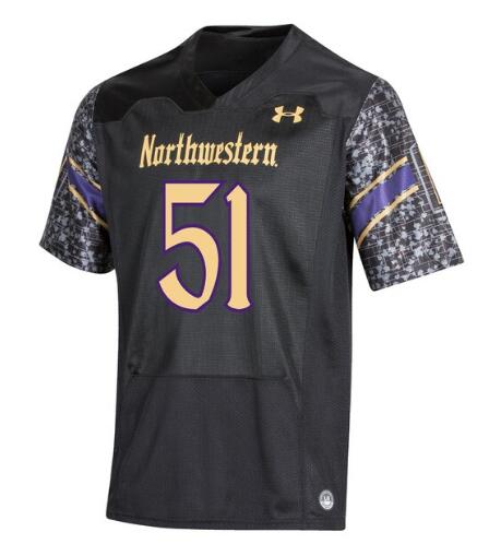 51 Northwestern Wildcats Under Armour College Football