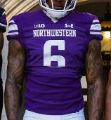 51 Northwestern Wildcats Under Armour College Football Purple