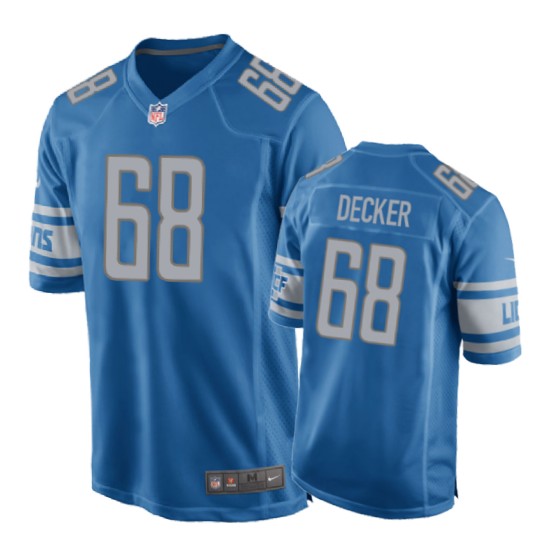 68 blue taylor decker jersey