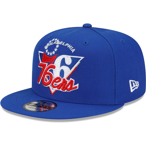 76ers Blue Snapback Hat --TX