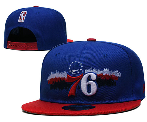 76ers Snapback Blue Hat --YD