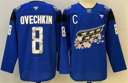 8 ovechkin blue Washington Capitals