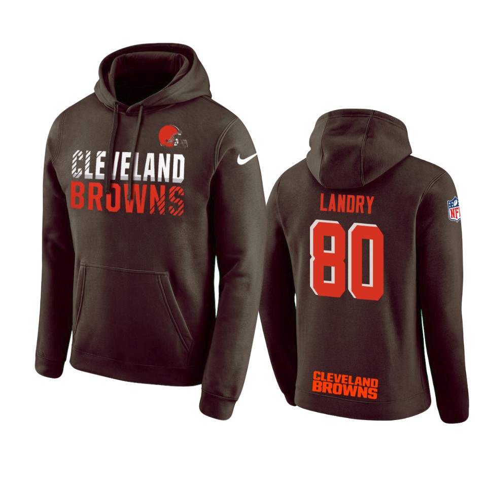 80 brown jarvis landry hoodie