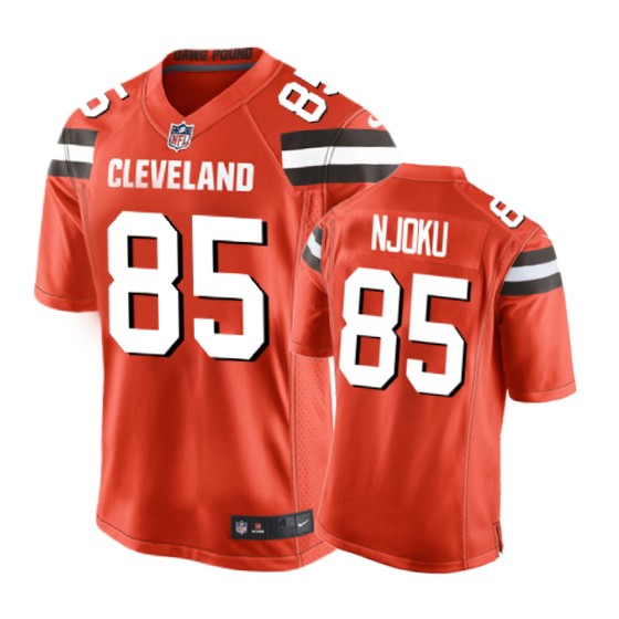 85 orange david njoku jersey