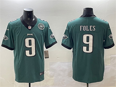 9 foles with patch green jerseys1
