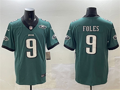 9 foles with patch green jerseys2