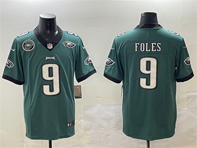 9 foles with patch green jerseys3