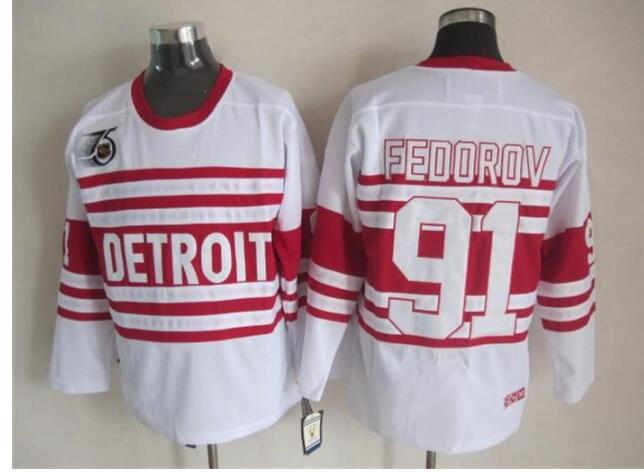 91 FEDOROV HOCKEY JERSEY