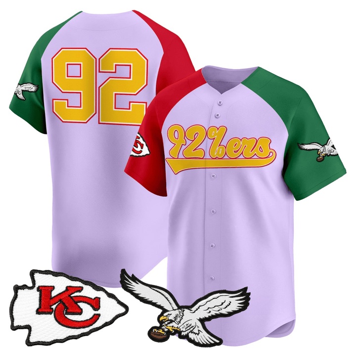 92%ers Mix 2 Teams Light Purple Jersey