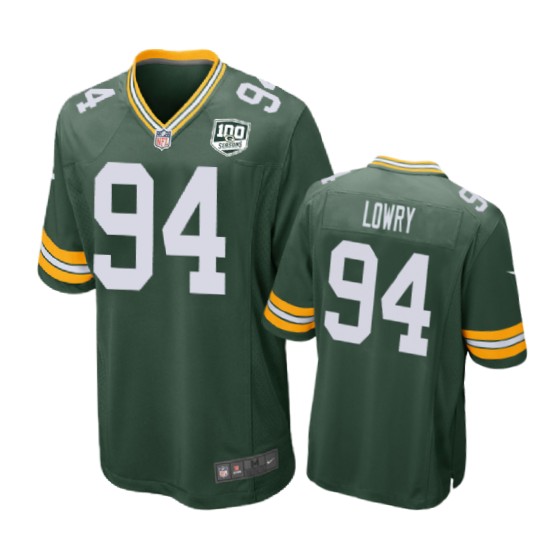 94 green dean lowry jersey