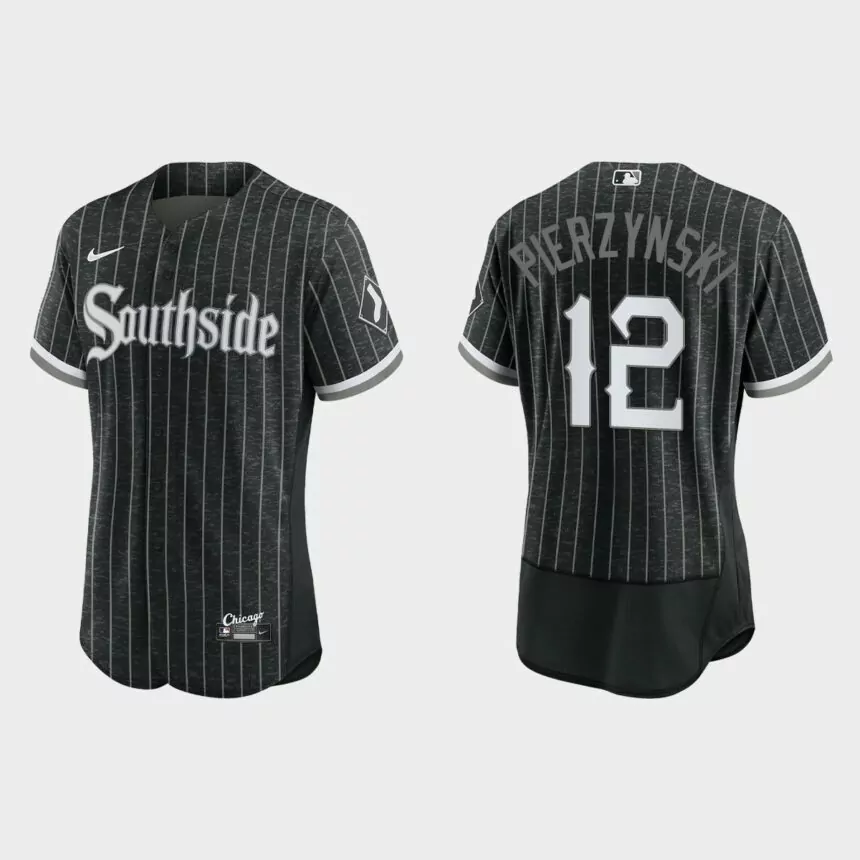 A.J. Pierzynski Chicago White Sox 2021 City Connect Authentic Jersey – Black