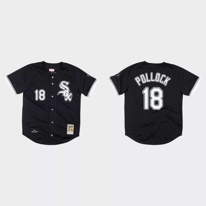 A.J. Pollock Chicago White Sox 1993 Bo Jackson Authentic Jersey – Black