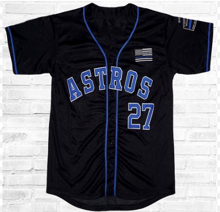 ASTROS baseball jersey black