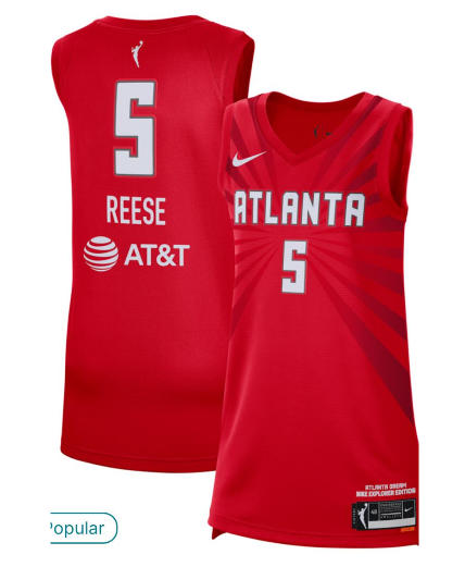 ATLANTA DREAM ANGEL 5 REESE JERSEY