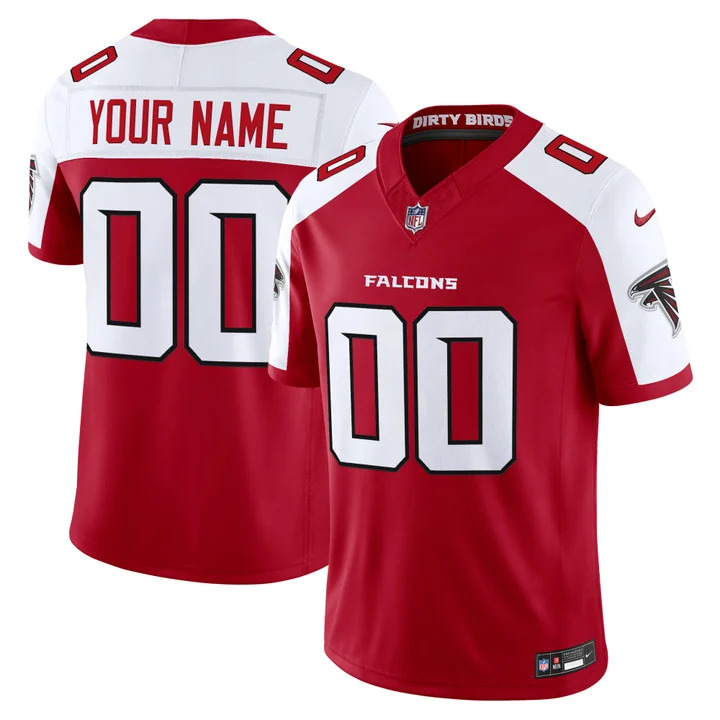 ATLANTA FALCONS 2026 VAPOR LIMITED CUSTOM JERSEY RED ALTERNATE