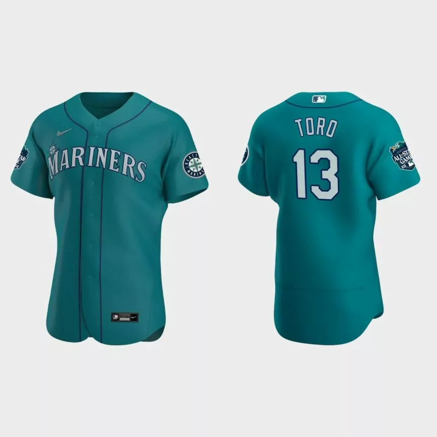Abraham Toro Seattle Mariners 2023 MLB All-Star Game Jersey – Aqua