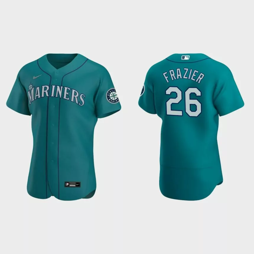 Adam Frazier Seattle Mariners Authentic Alternate Jersey – Aqua
