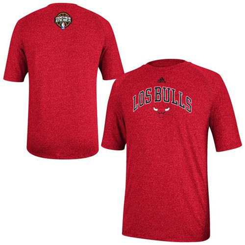 Adidas Chicago Bulls 2014 Noches Enebea T-Shirt Red