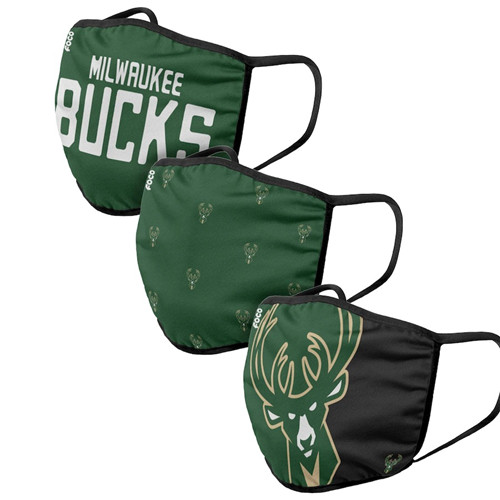 Adult Bucks Face Covering 3-Pack