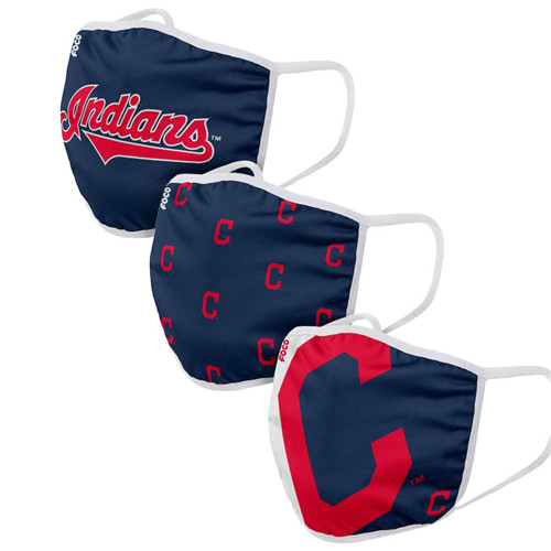 Adult Indians Face Covering 3-Pack