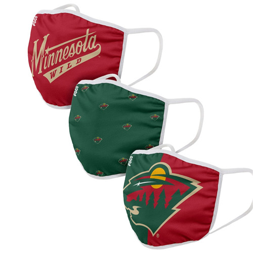 Adult Wild Face Covering 3-Pack