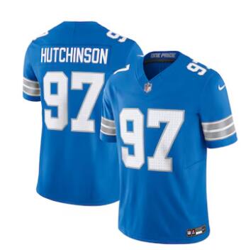 Aidan Hutchinson Detroit Lions Nike Vapor F.U.S.E. Limited Jersey - Blue