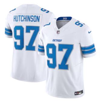 Aidan Hutchinson Detroit Lions Nike Vapor F.U.S.E. Limited Jersey - White