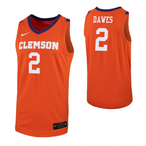 Al-Amir Dawes Jersey Orange Clemson Tigers Replica