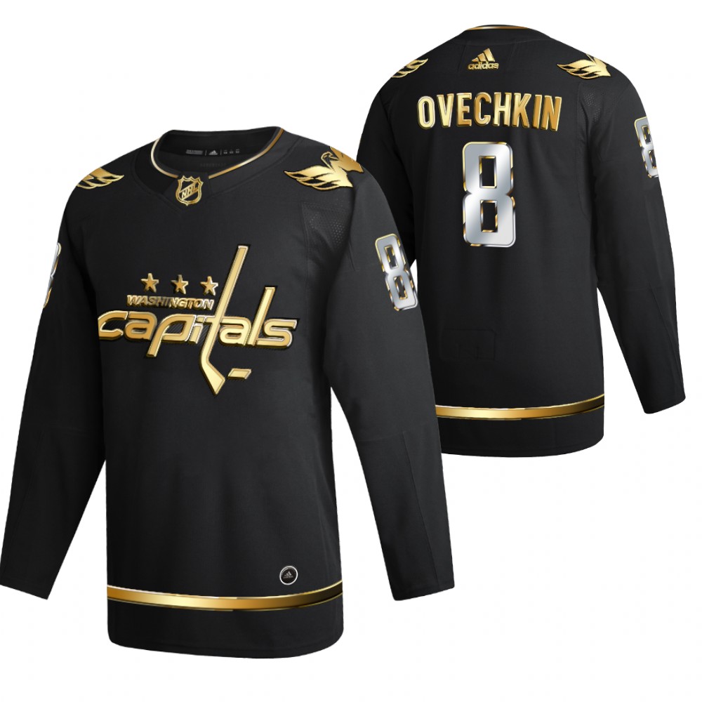 Alexander Ovechkin Washington Capitals Black 2021 Golden Edition Jersey Limited Authentic