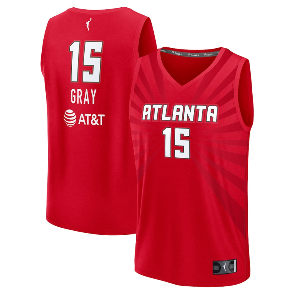 Allisha Gray Atlanta Dream Fanatics Unisex Explorer Edition Fast Break Replica Jersey