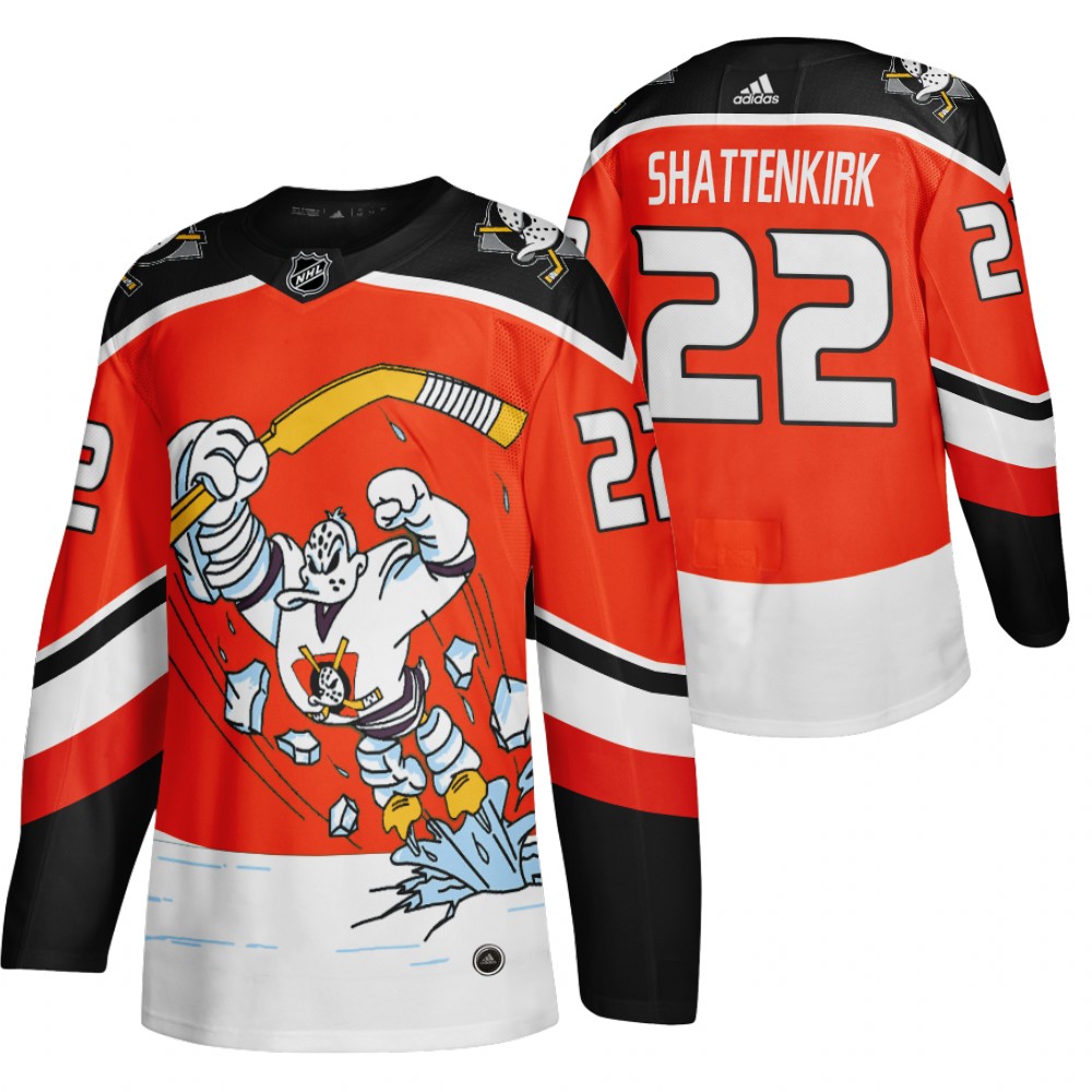 Anaheim Ducks Kevin Shattenkirk Orange 2020-21 Reverse Retro Third Authentic Jersey