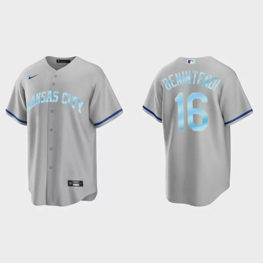 Andrew Benintendi Kansas City Royals 2022 Father’s Day Gift Replica Jersey – Gray
