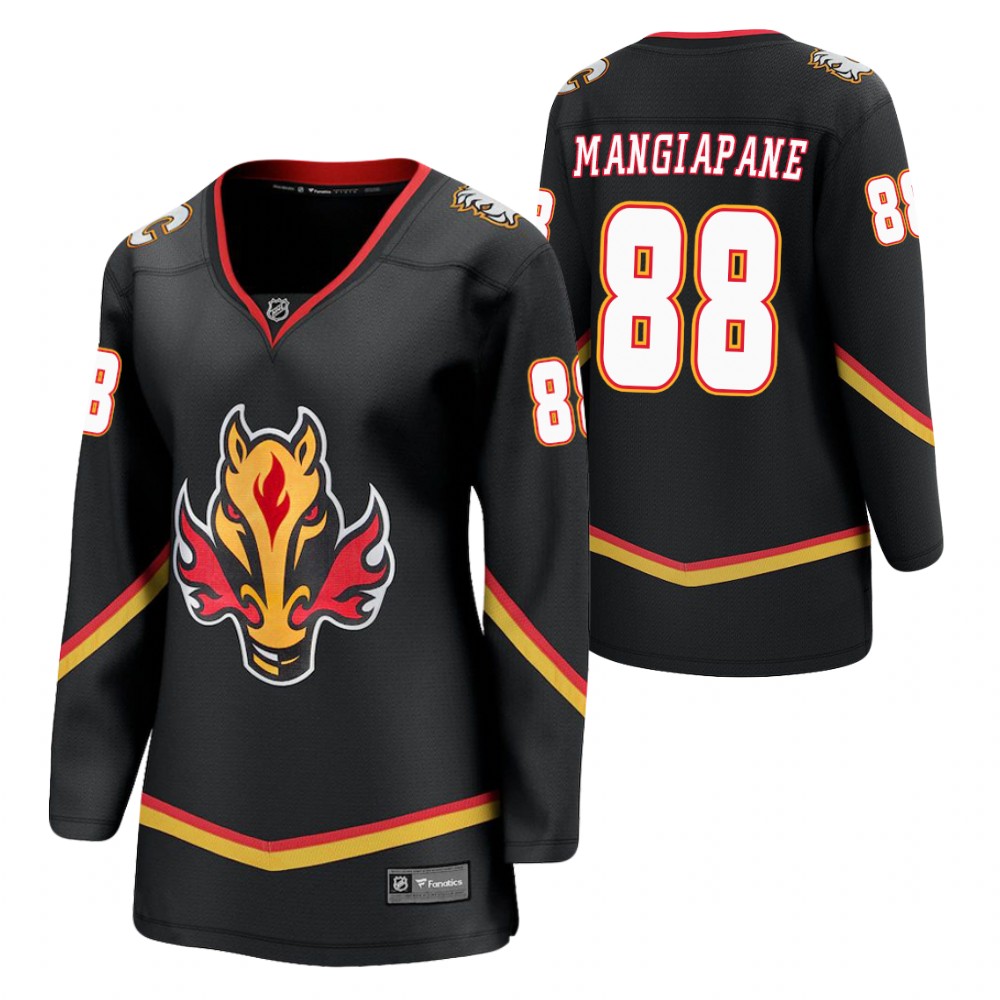 Andrew Mangiapane Calgary Flames 2021 Special Edition Black Women Jersey