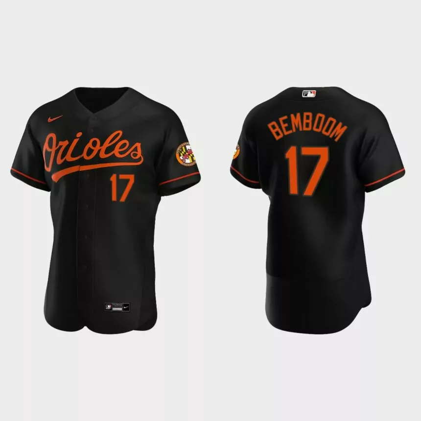 Anthony Bemboom Baltimore Orioles Authentic Alternate Jersey – Black