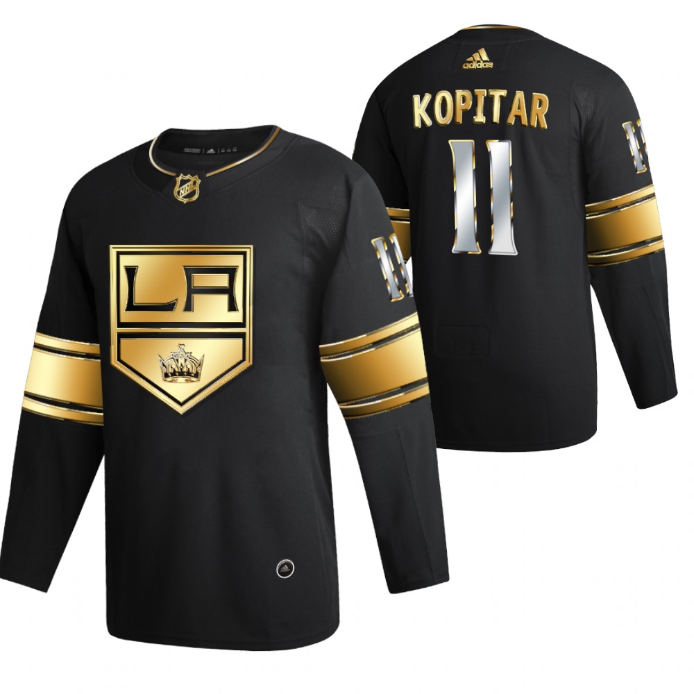 Anze Kopitar Los Angeles Kings Black 2021 Golden Edition Jersey Limited Authentic