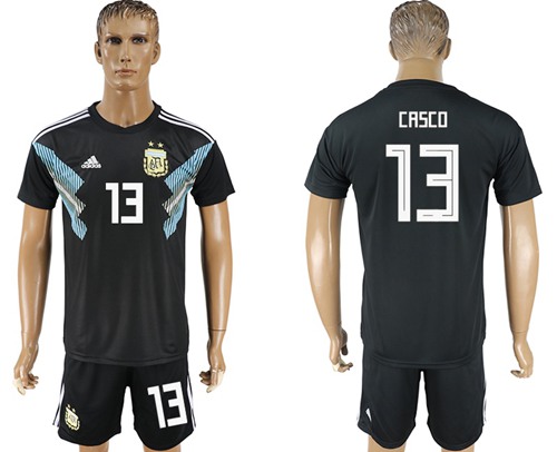 Argentina #13 Casco Away Soccer Country Jersey