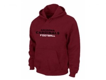 Arizona Cardinals Authentic font Pullover Hoodie Red