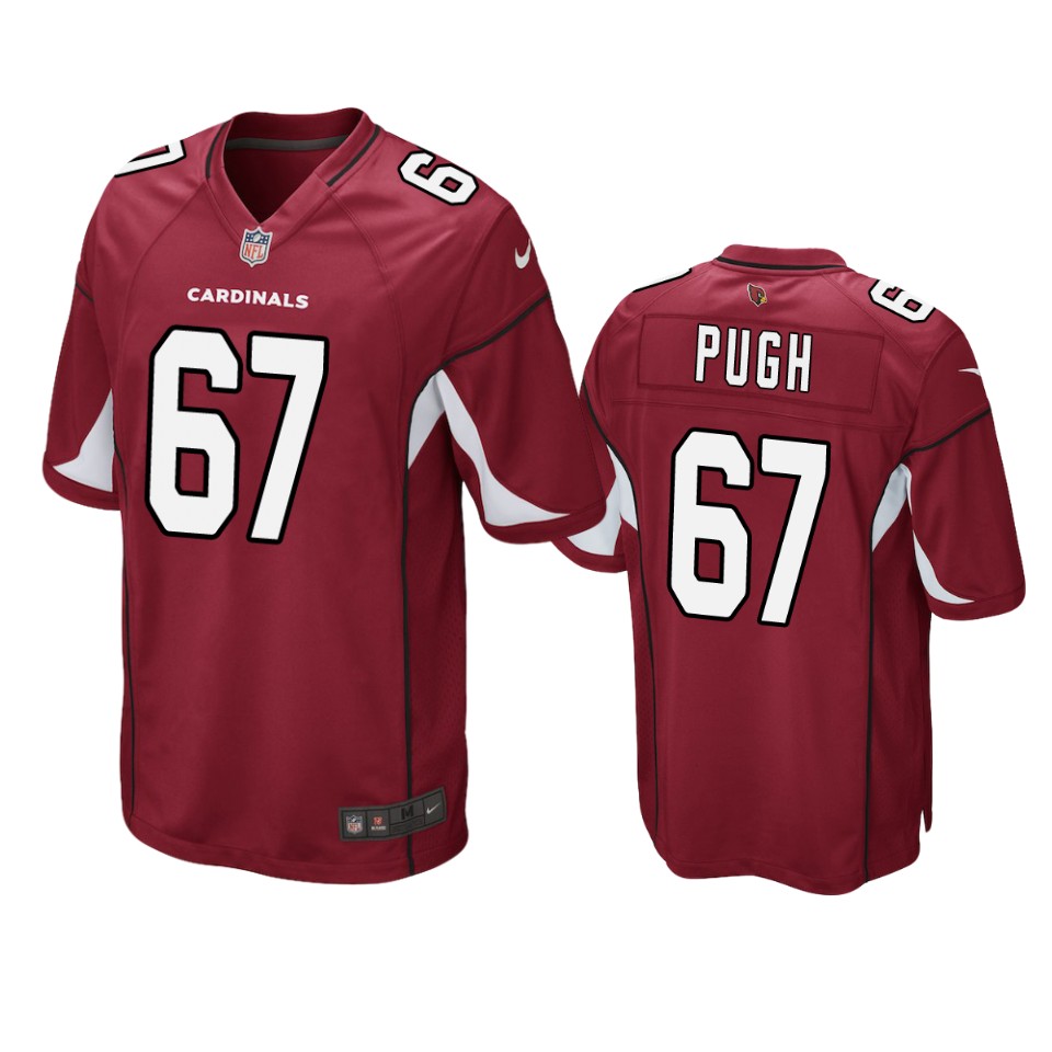 Arizona Cardinals Red Justin Pugh Game Jersey