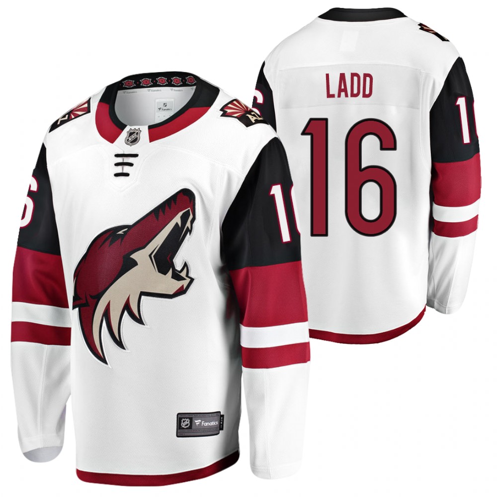 Arizona Coyotes Andrew Ladd White 2021 Away Player Jersey