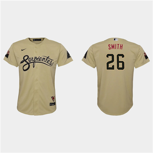 Arizona Diamondbacks #26 Pavin Smith Youth Nike 2021 City Connect MLB Jersey Gold